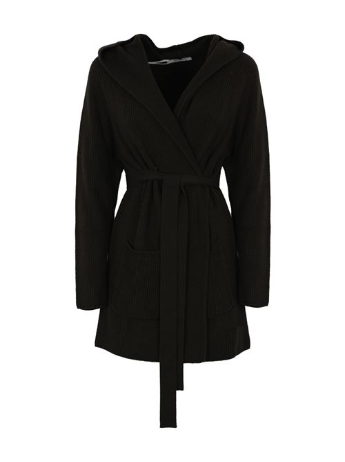 Cappotto cardigan Finezza in lana marrone MAX MARA LEISURE | 2426316028600003